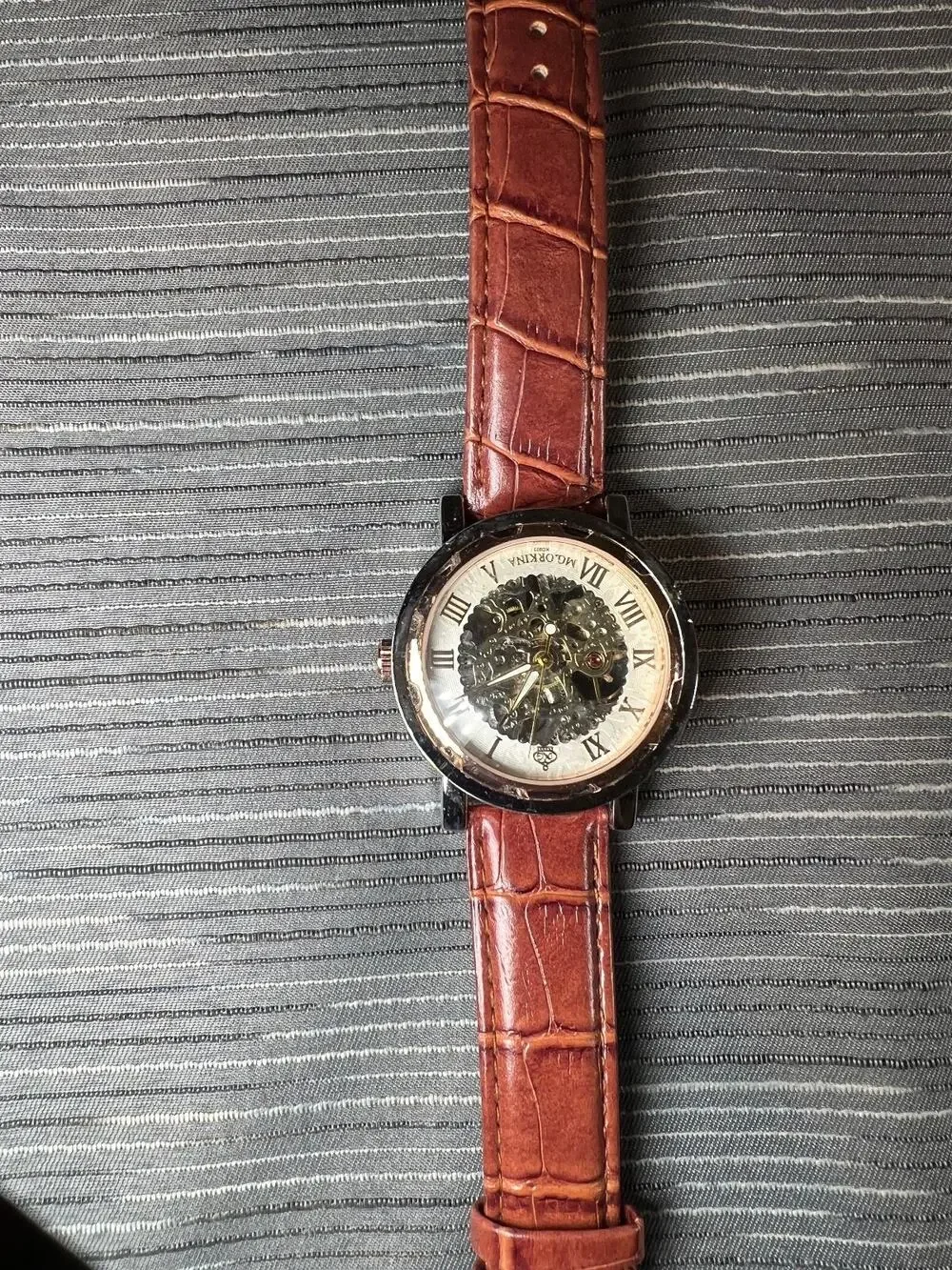 Automatic skeleton watch in mg orkina kc023 mixed, a vision engineering a r, tbe
